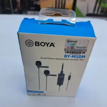 Boya BYM1DM dual corded microphone
