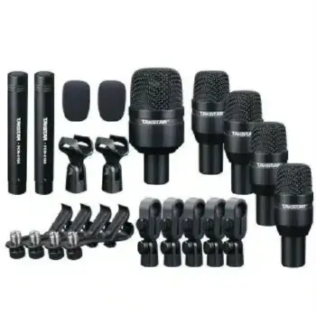 drum set with microphone