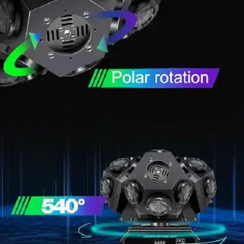 3 moving head LED light