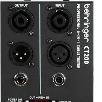 Behringer CT200 Microprocessor-Controlled 8-in-1 Cable Tester
