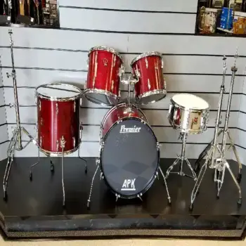 Premier 5 piece drum set