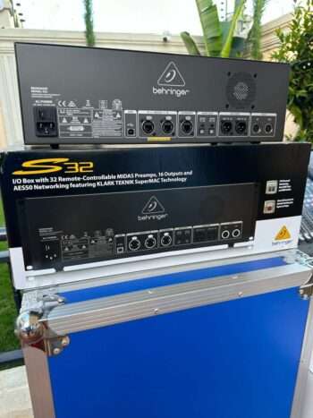 32 Remote-Controllable Midas Preamps