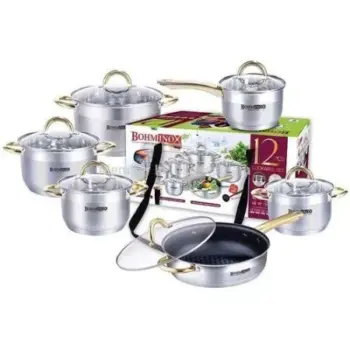 12pc Bominox Cookware