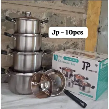 10PC James Pot Cookware Set