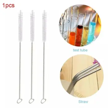 10pcs/set Reusable Metallic Straw Cleaners