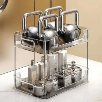 Multipurpose 2 Tier Decorative Organizer