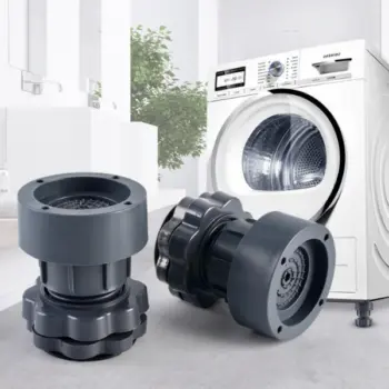 4Pcs Heavy Duty Adjustable Height Washing Machine Anti-Vibration Pads