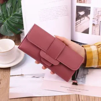 Luxury Women Long Wallets PU Leather 