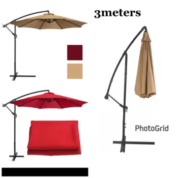 3M Parasol Replaceable Cloth Garden Umbrella