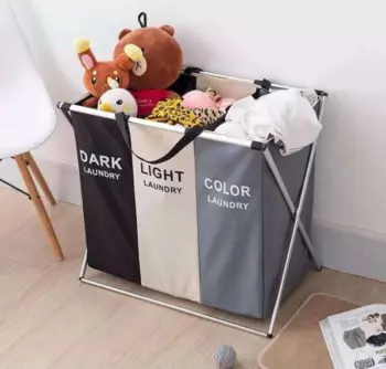 3 Grid Foldable Laundry Basket