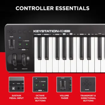USB MIDI keyboard