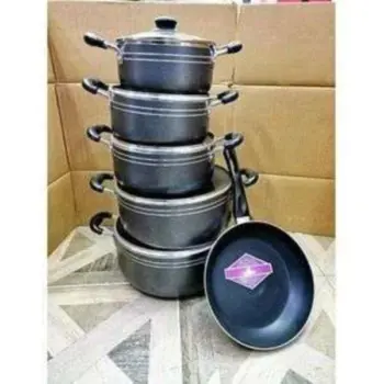 TC 11 Piece Non-Stick Cooking Pots