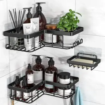 3 Piece Corner Shower Caddy Set