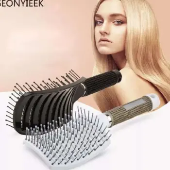 Curved Vented Professional Detangling Comb