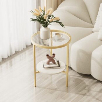Stone Plate Side Table