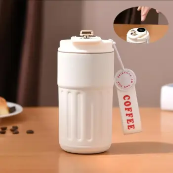 460ml Stainless Steel Insulated Vacuum Cup with Temperature Display