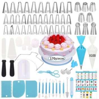 170 piece Cake Decor
