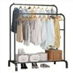 Double Pole Clothing Rack
