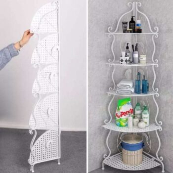 Corner Metal Storage Stand 