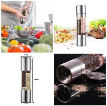 Double-Layer Manual Grinding Pepper Salt Mills