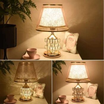 European Crystal Table Lamp