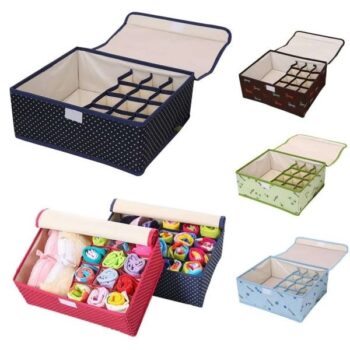 13 Grid Socks Bra Panty Underwear Storage Organizer Box 