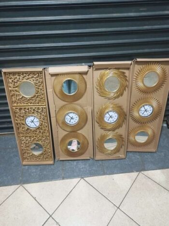 3 in 1 Décor Clock Mirror