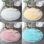 Faux Fur Soft Round Fluffy Rug