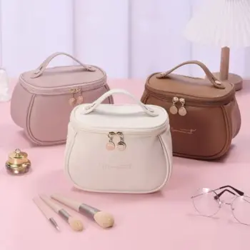 Portable Makeup Bag Large Size with Handle