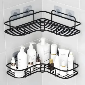 Metallic Corner Triangular Bathroom