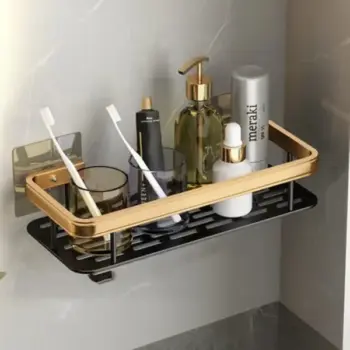 Aluminium Alloy Rectangular Bathroom Rack