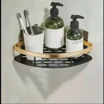 Aluminium Alloy Corner Bathroom Rack