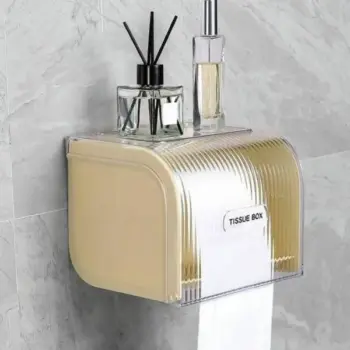 Luxury Wall-Mounted Toilet Tissue Box 
