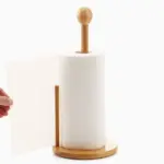 Bamboo Wood Tissue Holder 