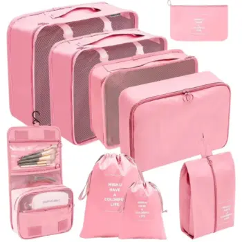 9Pcs Luggage Travel Organizers For Suitcase