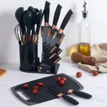 19Pcs Silicon Cooking Spoon & Knife Set 