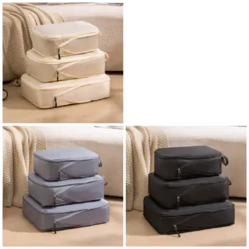 4Pcs Set Compression Travel Bags