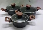 Big Baroly Germany Brand Granite Cookware Set 