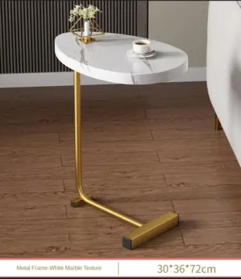 Exquisite High Quality Oval Shaped Side Table 