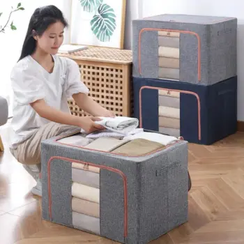 100L Zipped Storage Box/ Wardrobe Organizer
