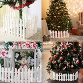 Decorative Christmas Tree Fence 