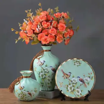 3PCs European Ceramic Flower Vase