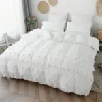 3pcs Set White Duvet Cover