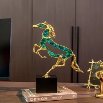 Luxury Modern Crystal Horse Statue Sculpture