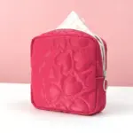 Candy Color Square Glossy Cosmetic Bag