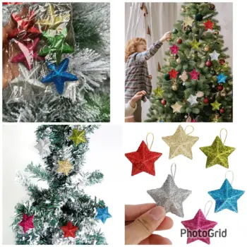 Mixed Stars for Christmas Tree