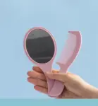Hand Mirror and Comb Set
