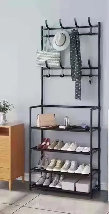 High Strong Metallic 5 Layer Shoe Rack Organizer