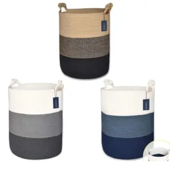 Cotton Rope Storage Basket with Handles