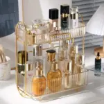 Acrylic Double-Layer Cosmetic Organizer